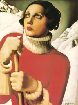 Tamara de Lempicka Painting - saint moritz 1929 contemporánea Tamara de Lempicka